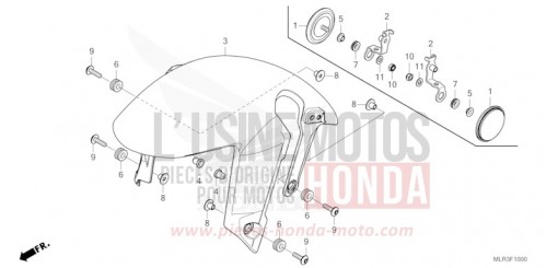 FRONT FENDER CBR500RAR de 2024